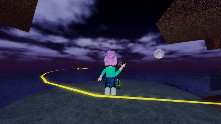 Fisch Roblox ночная рыбалка и выбор удочки