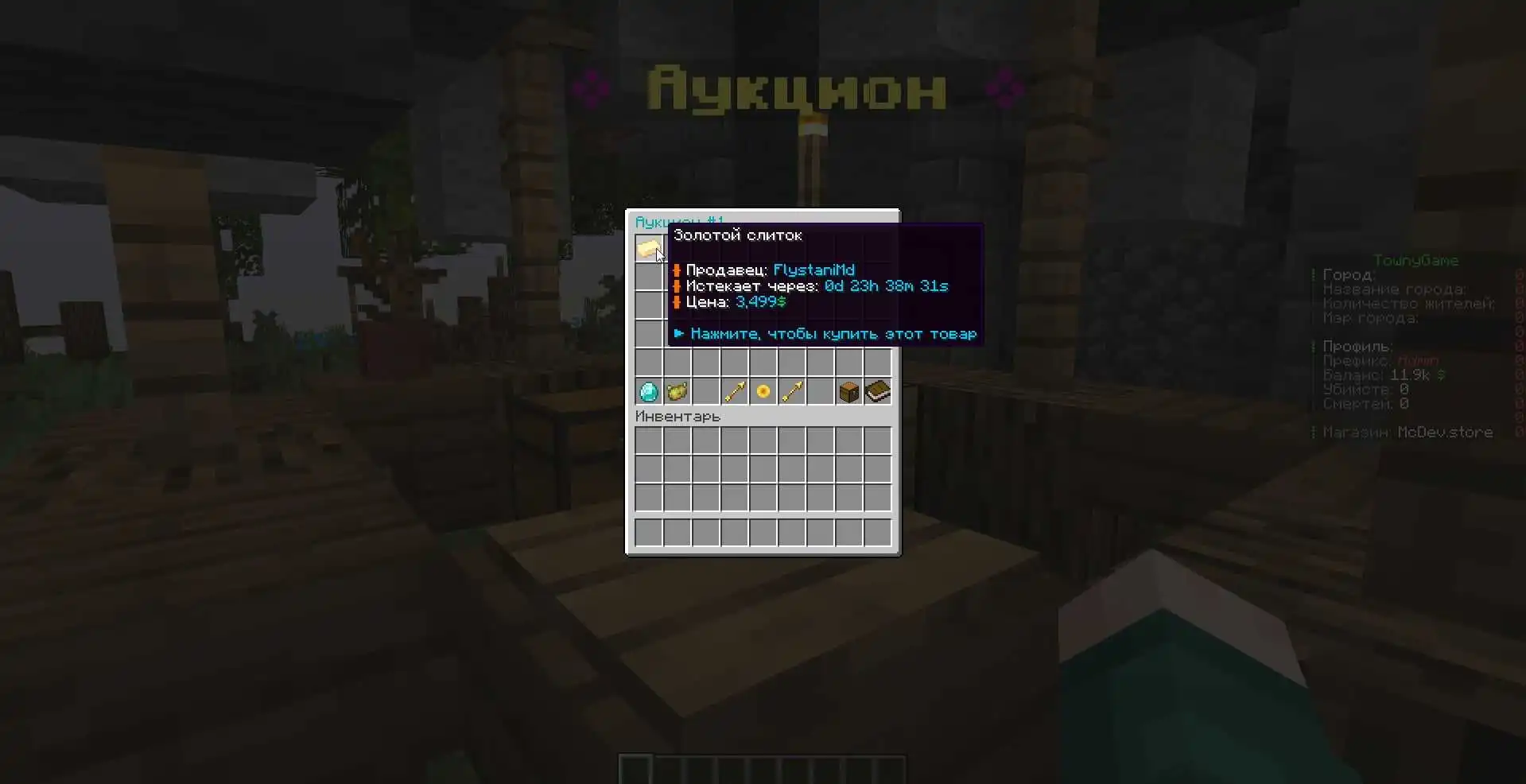 TownyGame - Политический мир
